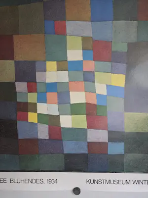 Paul Klee - Bluhendes. Grote affiche. Drukgesigneerd. kopen? Bied vanaf 99!