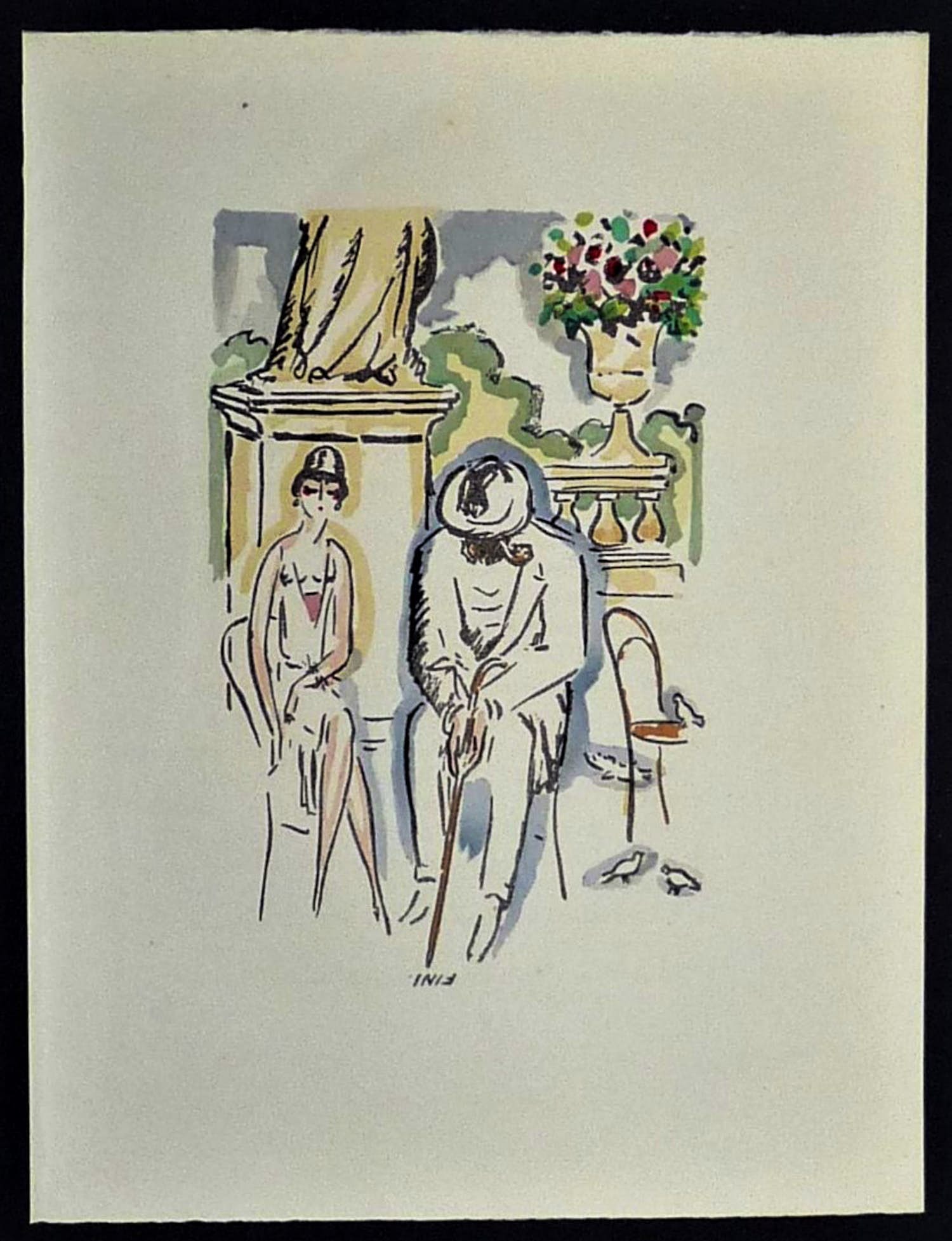 Kees van Dongen - Pochoir uit La Garconne 1925 kopen? Bied vanaf 199!