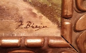 Niet of onleesbaar gesigneerd - Pendant - Zomer & Winter (1901) - Hollandse School kopen? Bied vanaf 10!