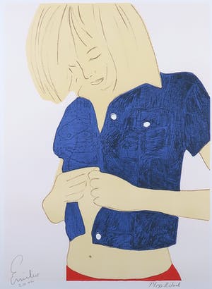 Emilio Kruithof - Zeefdruk, Ritual - Ingelijst kopen? Bied vanaf 200!