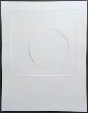 Harry van Kuyk - Geometrische compositie, reliëfdruk kopen? Bied vanaf 195!