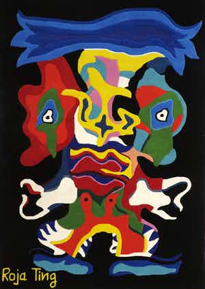 Roja Ting - Scheerwollen (wand)kleed, Jayden (Zeer groot) verkocht voor € 450!