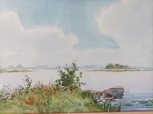 Niet of onleesbaar gesigneerd - Landschap kopen? Bied vanaf 1!