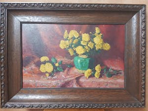 Nico Bruijnesteijn - Gele bloemen in vaas kopen? Bied vanaf 150!