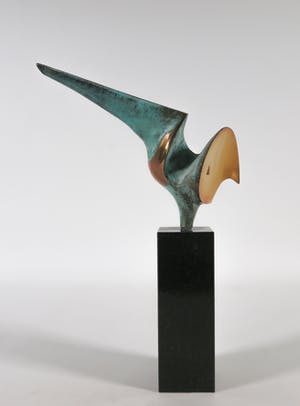 Ruurd Hallema - Bronzen beeld, Trots kopen? Bied vanaf 250!