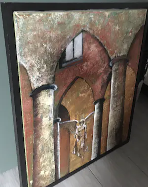 Marion Kraus - stil leven met engel kopen? Bied vanaf 50!