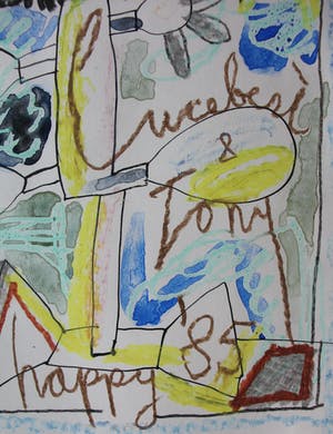 Lucebert - met de hand ingekleurde litho - 1984 kopen? Bied vanaf 225!