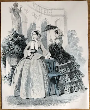 Francois-Claudius Compte-Calix - Les Modes Parisiennes (twee modieuze Parijse dames) kaufen? Bieten Sie von 1!