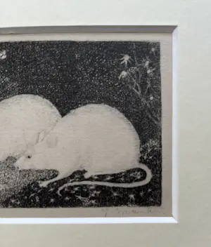 Jan Mankes - Originele Heliogravure - 2 Muizen 1923 kopen? Bied vanaf 75!