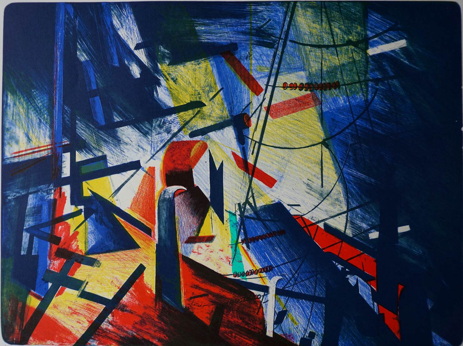 Frieda Van Dun - Hoogspanning kleurenlitho 2001 kopen? Bied vanaf 50!