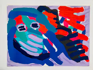 Karel Appel - Blue head again kopen? Bied vanaf 525!