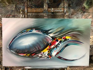 Gena - Abstract Blue Light kopen? Bied vanaf 1!