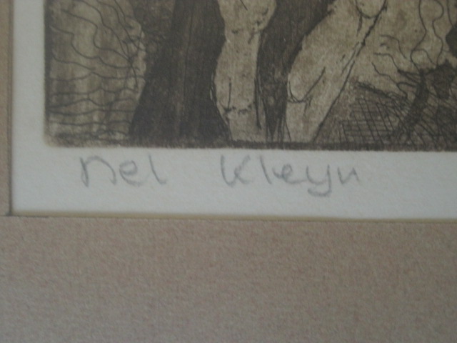 Nel Kleijn - Fraaie Ets/Aquatint 1e staat "Pluk de Dag" gesigneerd 1979 kopen? Bied vanaf 1!