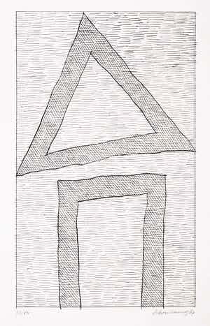 Jan Schoonhoven - Zeefdruk, Vorm verkocht voor € 10!