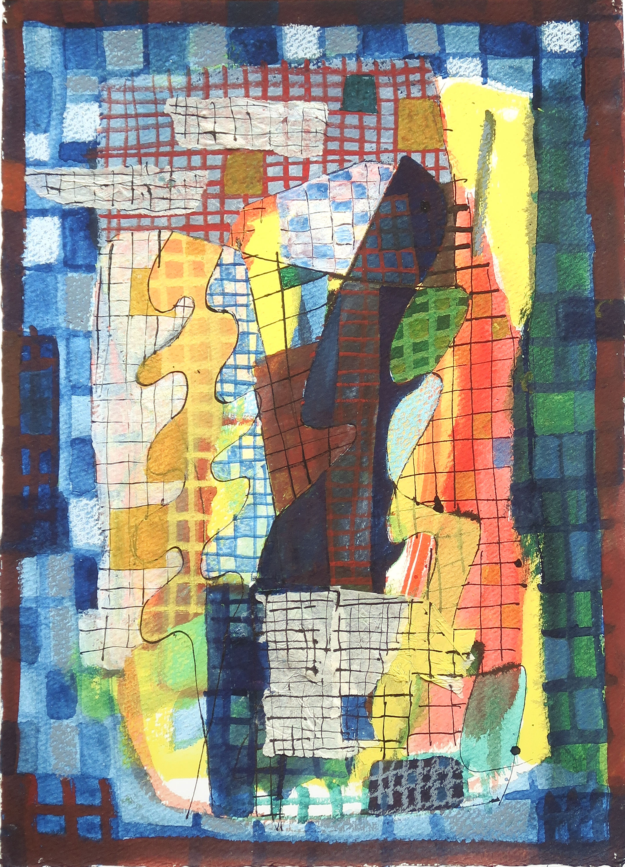 Niet of onleesbaar gesigneerd - Zeefdruk, Compositie 1 kopen? Bied vanaf 1!