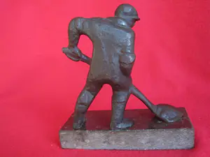 Marlies Noordkamp-Drummen - Man met schep ( handlanger ). kopen? Bied vanaf 35!