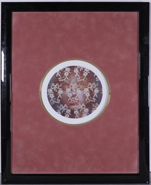 Cornelie Tollens - Foto, Vrouw achter een Kanten Gordijn kopen? Bied vanaf 1!