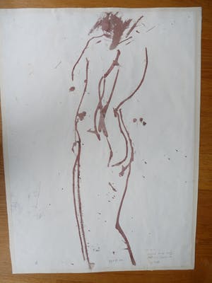 Peter Schenk - FIGUUR OP DE RUG kopen? Bied vanaf 95!