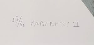 Bert Vredegoor - Miserere II - Ingelijst kopen? Bied vanaf 45!