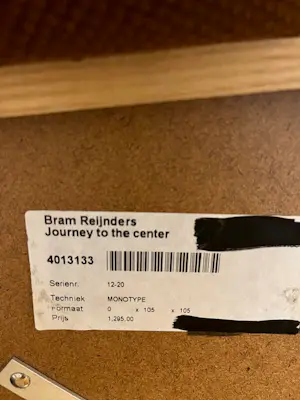 Bram Reijnders - Journey to the center kopen? Bied vanaf 150!