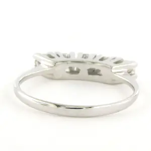 14k witgouden ring met briljant geslepen diamant tot. 0.23ct – F/G - VS/SI kopen? Bied vanaf 260!