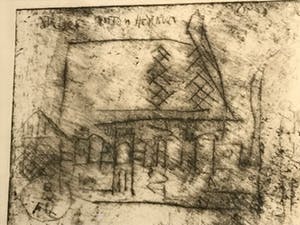 Anton Heyboer - Ets, eigen druk. Titel," Atelier Anton Heyboer". kopen? Bied vanaf 150!