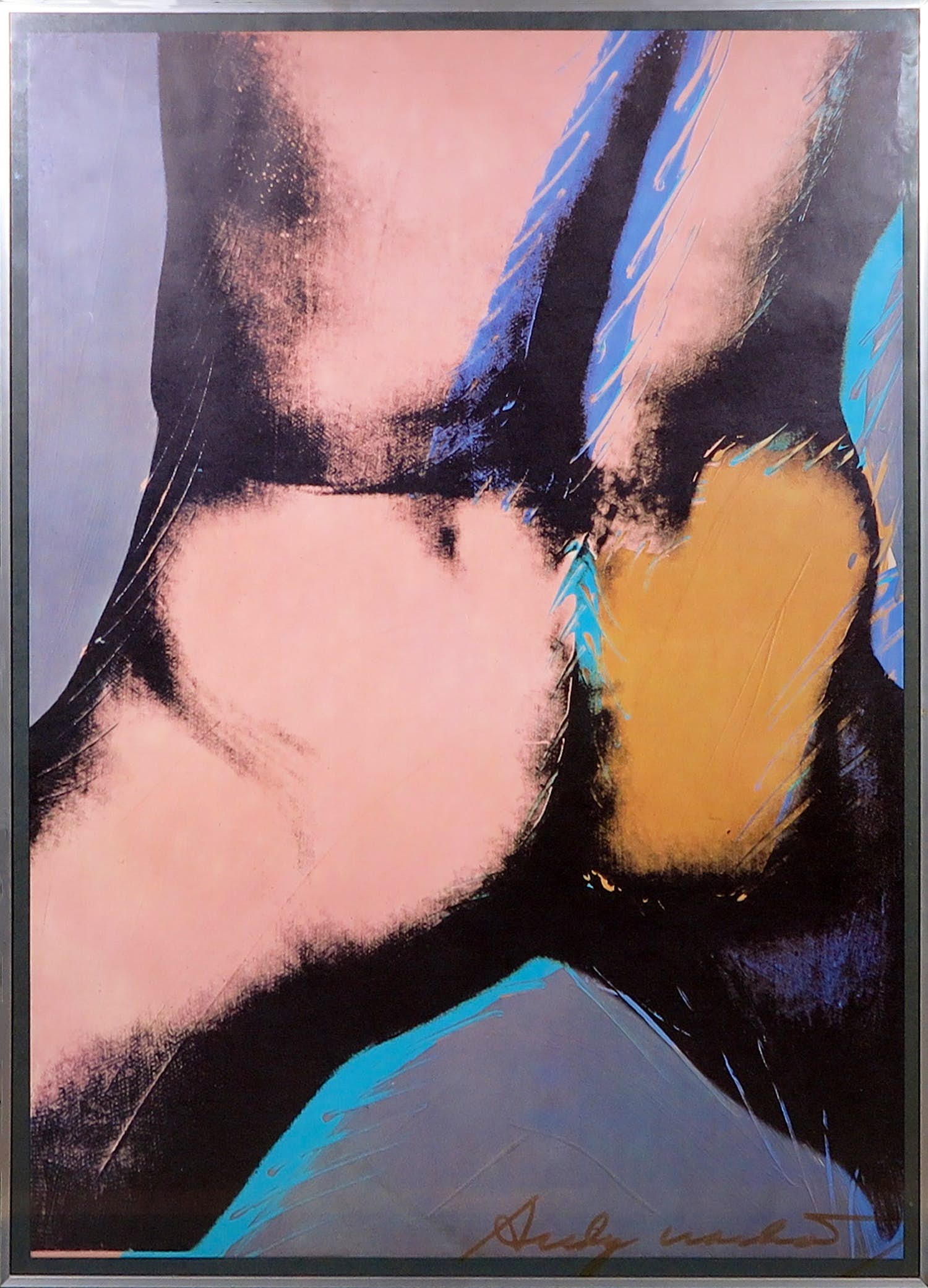 Andy Warhol - Handgesigneerde Offset poster, Torso - Ingelijst verkocht voor € 1000!