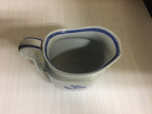 Upsala-Ekeby - Melkkan en kop- en schotel decor Blandbatt ontwerp Arthur Percy kopen? Bied vanaf 10!