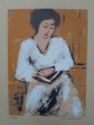 Jose van Gool - Lezende dame kopen? Bied vanaf 40!