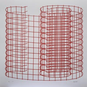 Gillis van Oosten - abstract kippengaas - 10A – 7/24 - 22121 kopen? Bied vanaf 65!