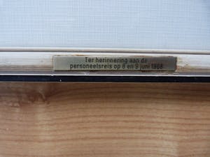 Johannes Elsinga - Fraai meertje met vissers in een boot bij een dorp, waarschijnlijk Friesland. kopen? Bied vanaf 45!