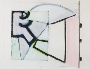 Agnes Maes - Gemengde techniek op papier, Zonder titel - Ingelijst kopen? Bied vanaf 350!