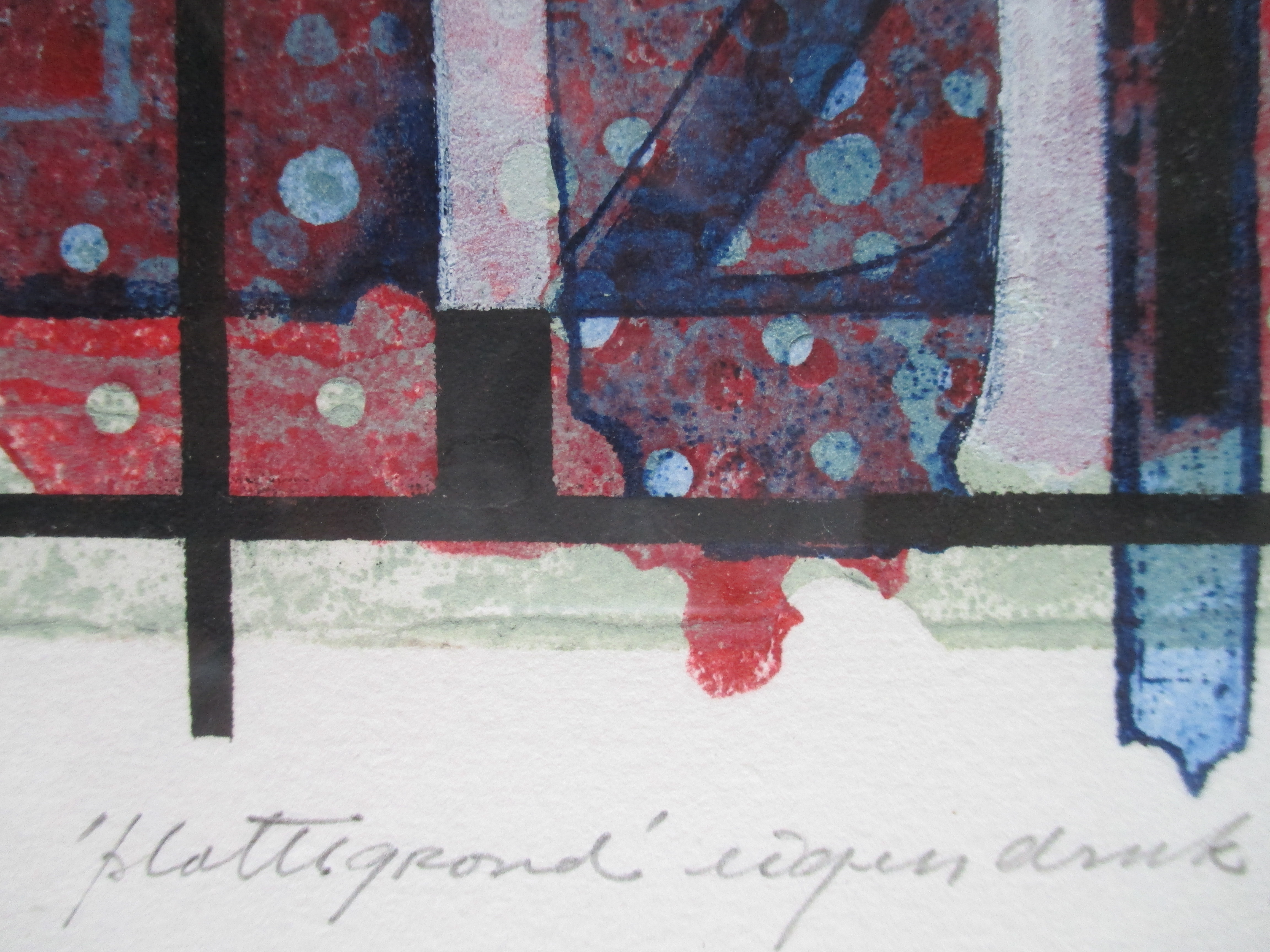 Anne Huitema - Kleurenets "Plattegrond" kopen? Bied vanaf 40!