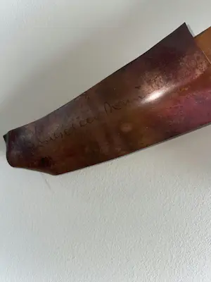 Daniel D'Haeseleer - Muurdecoratie in koper met verlichting kopen? Bied vanaf 450!