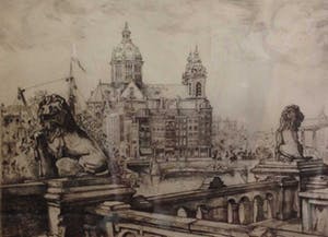 Niet of onleesbaar gesigneerd - C1675-1 - Gezicht op Amsterdam kopen? Bied vanaf 10!