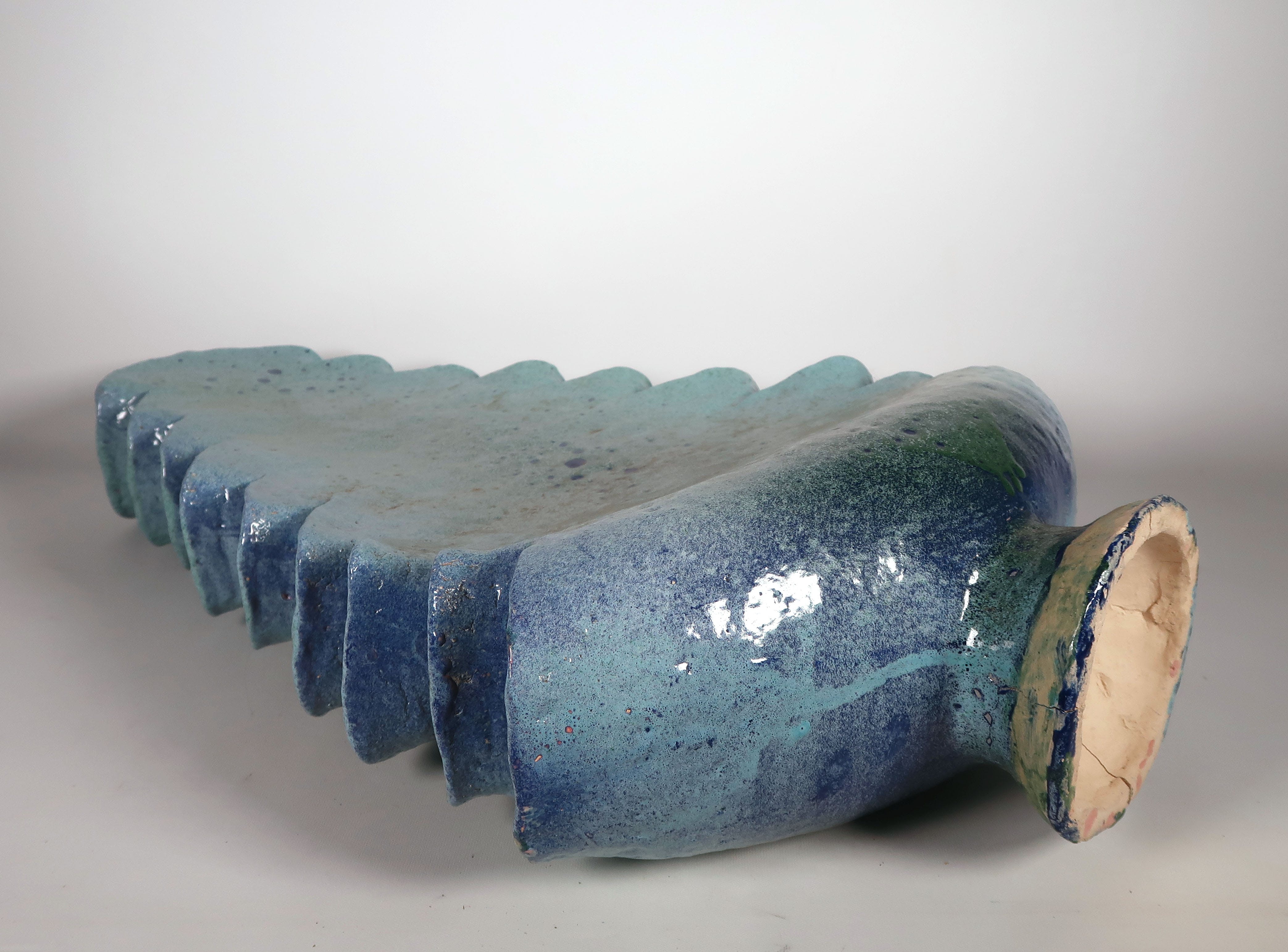 Peter von Hartsvelt Müller - Aardewerk, Blauwe tulpenvaas (Groot) kopen? Bied vanaf 70!