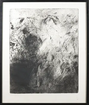 Niet of onleesbaar gesigneerd - Ets, Wall Fragments - Ingelijst kopen? Bied vanaf 1!