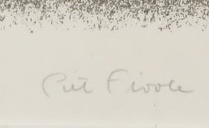 Piet Fioole - Zeefdruk, Jbel Tifernine - Ingelijst kopen? Bied vanaf 35!