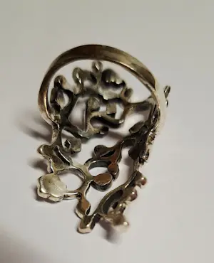 nieuwe Vintage zilveren handgemaakte echte Zwitserse filigraan  setting kopen? Bied vanaf 80!