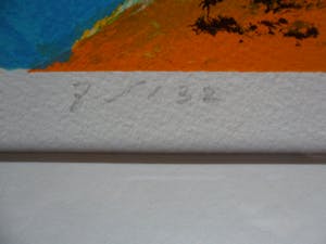 Niet of onleesbaar gesigneerd - Zeefdruk, Abstract werk. kopen? Bied vanaf 1!
