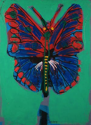 Peter Donkersloot - Acryl doek, Vlinker - Ingelijst (Groot) kopen? Bied vanaf 1!