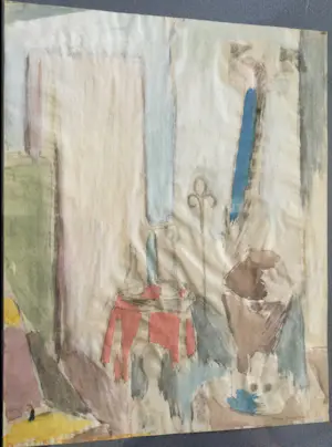 Jan Peeters - stilleven | aquarel/tekening - ingelijst kopen? Bied vanaf 35!