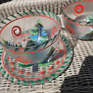 Kosta Boda - Kerst schalen en bord kopen? Bied vanaf 90!