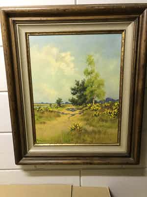 Henk Poeder - Veluwe met Brem verkocht voor € 150!