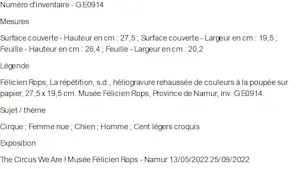 Felicien Rops - La répétition kopen? Bied vanaf 200!