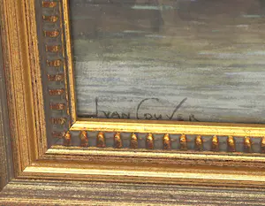 Hermanus Koekkoek (jr.) - Stadsgezicht nabij een haven ☆☆ In Prijs verlaagd ☆☆ kopen? Bied vanaf 350!