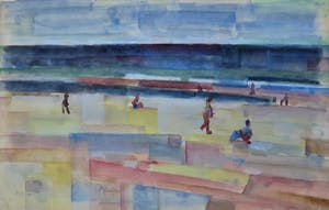 Phil Grisel - Strand Texel 1957 kopen? Bied vanaf 50!