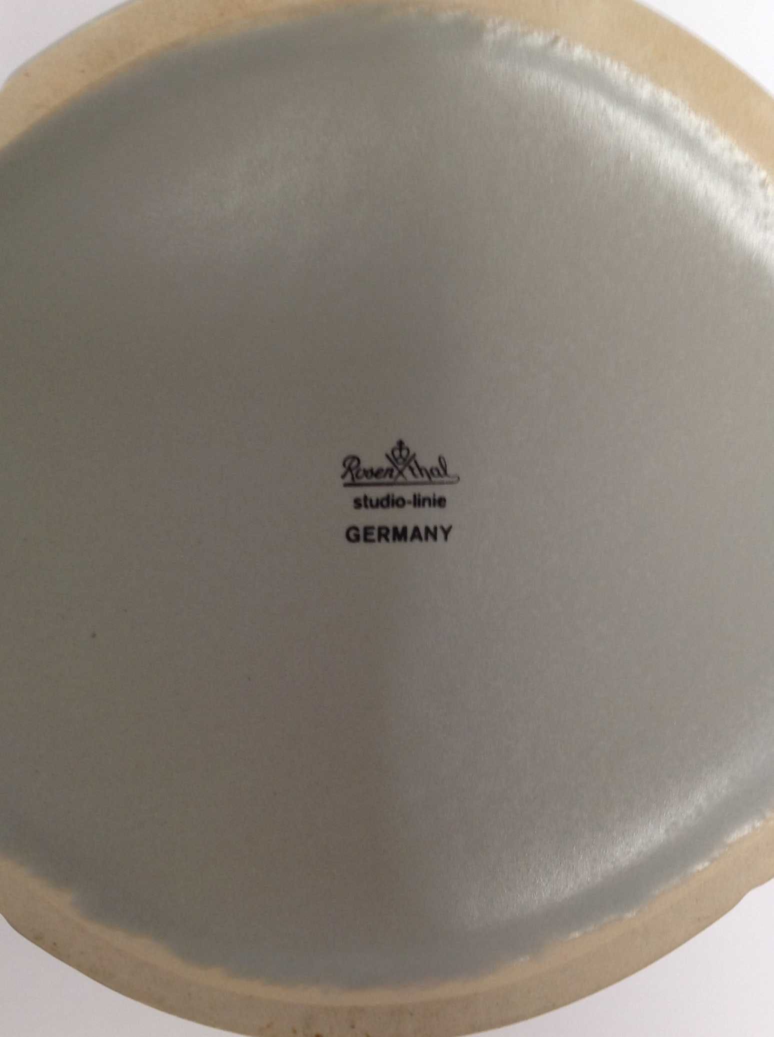 Jan van der Vaart - Schach vaas met blauwe en grijze vakken, Porselein Rosenthal  kopen? Bied vanaf 65!