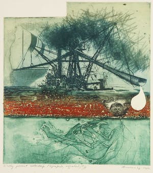 Szanto Andreasz - Lot van drie etsen, Scherzo + Ninety percent waterdeep + Ancienne porcelaine kopen? Bied vanaf 50!