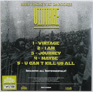 DJ Brisk Fingaz - X KC Da Rookee ‎– Vintage (Geel Vinyl) kopen? Bied vanaf 10!